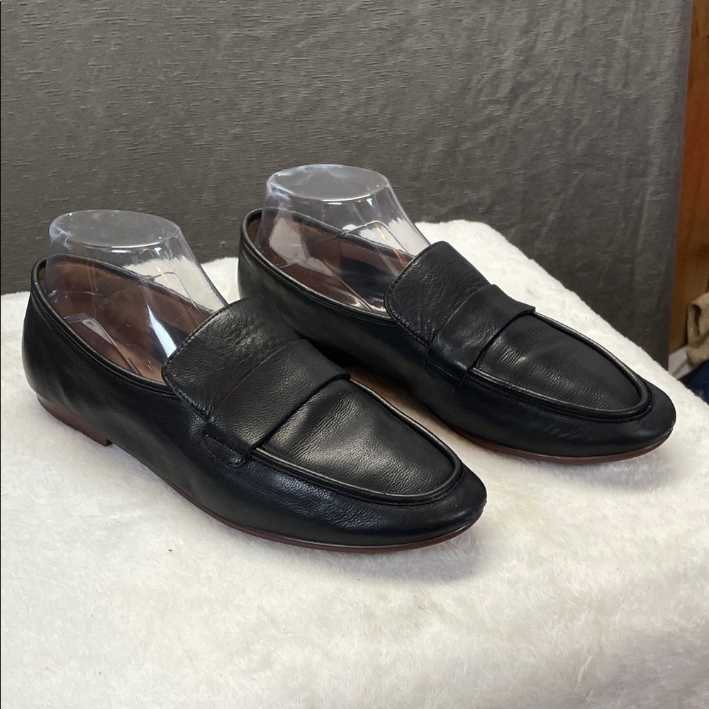 Madewell Black Leather Loafers